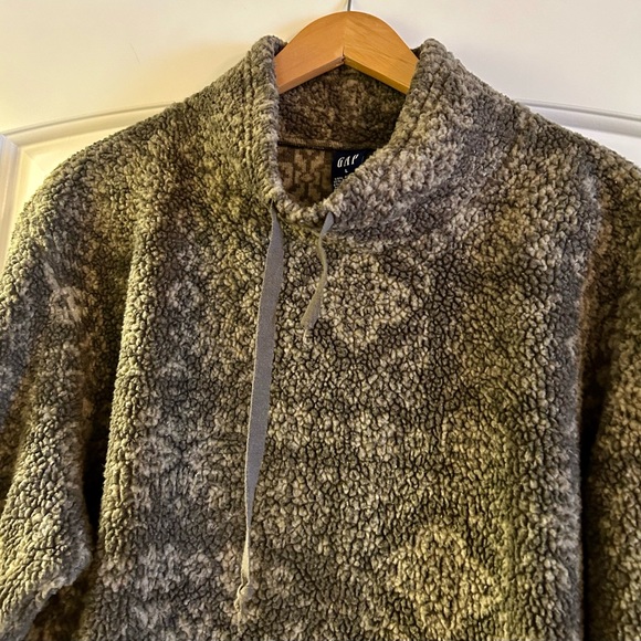 Gap Vintage Sherpa Pullover Jacket.  Size Large. - Picture 4 of 9